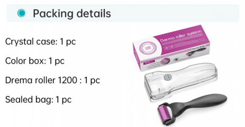 Derma Roller In Stock Microneedle Derma Roller DRS1200 derma roller skin