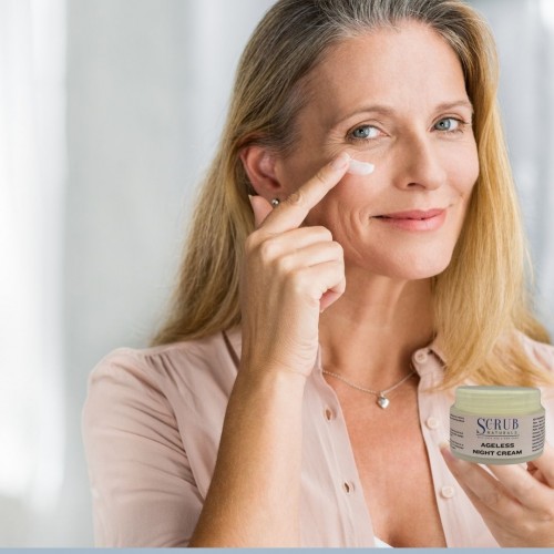 Ageless Night Cream with Retinol & Hyaluronic Acid | Reduces Wrinkles & Fine Lines