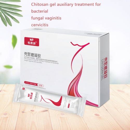 Chitosan Gynecological gel prevention of wound mucosal adhesion female Hemostasis and analgesia gel