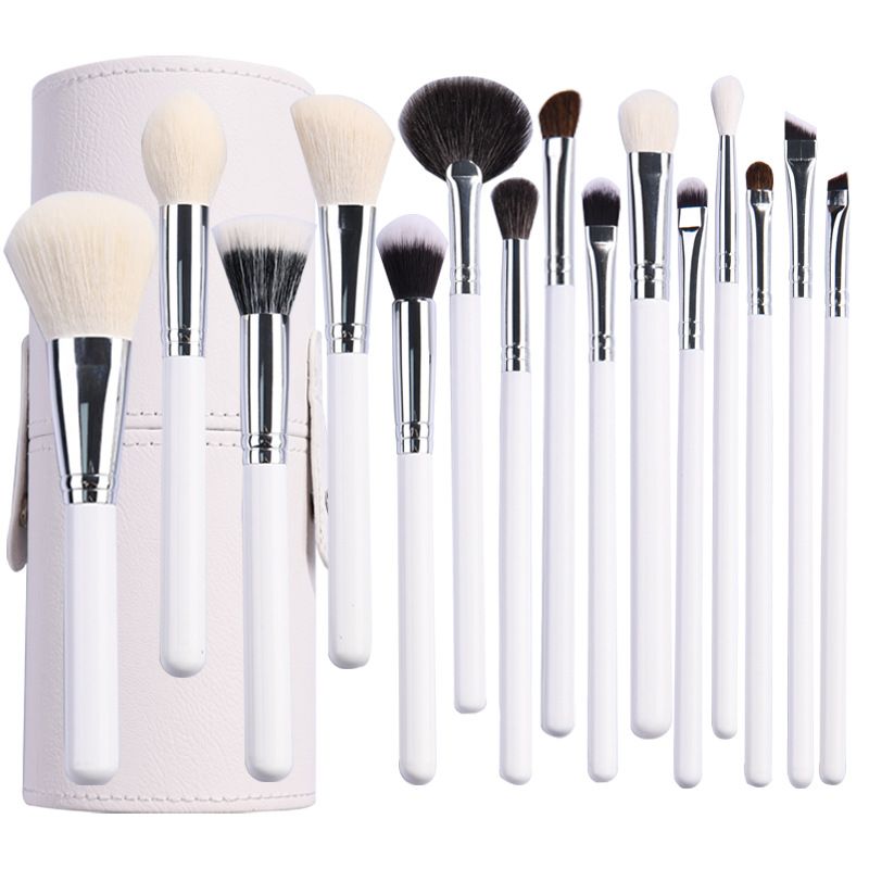 Custom 15PCS White Brush Set
