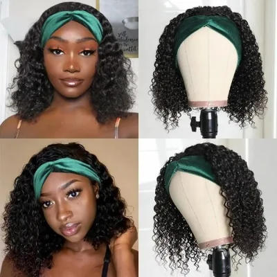 100% Raw Virgin Brazilian Headband Wig Human Hair Vendors