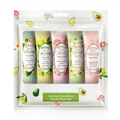 2023 Wholesale Chamomile Moisturizing 30g*5 Hand Cream Set