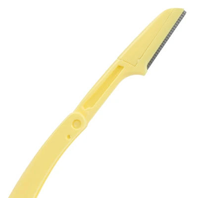 3 PCS Low Price Folding Micro-Grooved Teeth Blade Hair Trimmer Shaver Facial Razor Eyebrow Razor