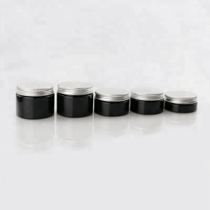 30ml 50ml 80ml 100ml 120ml 150ml 200ml 250ml black cosmetic jar and cream jar