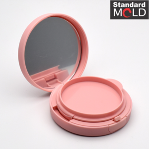 Air Cushion Compact Cosmetic Containers and Packaging with mirror made in Korea