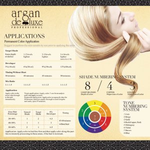 Argan deluxe non-amonia burgundy hair color
