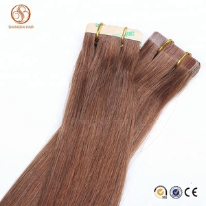 Best selling cheap hair 100% unprocessed virgin brazilian hair tape hair extensions