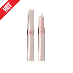 Black Friday Rounded Battery Powered Stainless Steel Usb Set Pen Electric Nose Trimmer Nose Hair Trimmer Eyebrow Trimmer