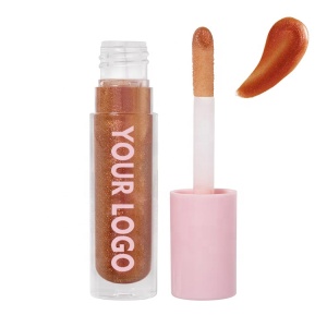 BSCI Certification Custom Google hot Seller Logo Private Label Wholesale Waterproof Moisturizing high Glossy  LipGloss Lip Gloss