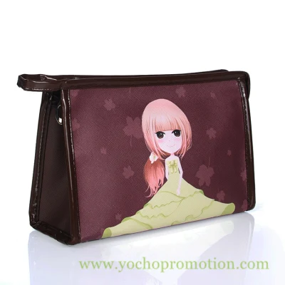 Cartoon Girl Printing Beauty Case Cosmetic Bag