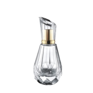 cosmetic packaging hot products wholesale 100ml square clear glass bottle crystal perfume bottle