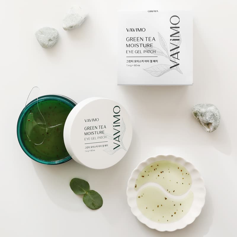 [COSMETIC]VAVIMO_Green Tea Moisture Eye Gel Patch / Eye patch/Eye cream/ Skincare/Eyecare