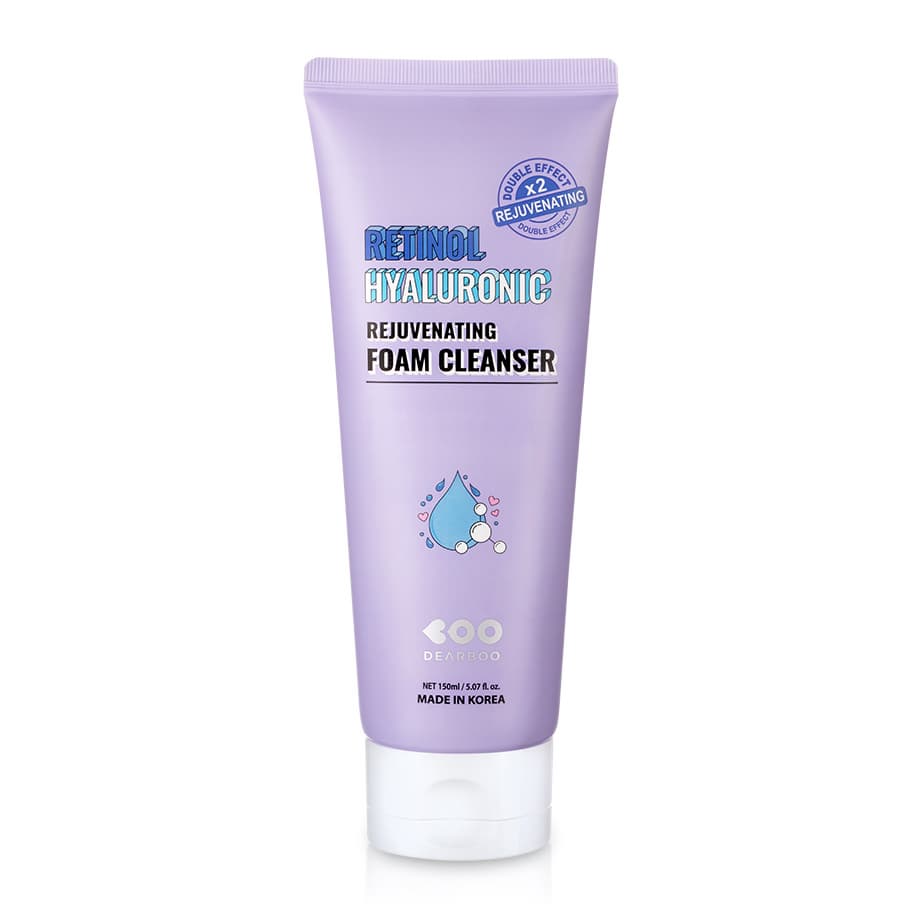 DEARBOO REJUVENATING RETINOL &amp; HYALURONIC NIGHT FOAM CLEANSER