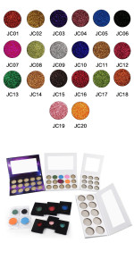DIY Eye shadow 9 Colorcs palette cosmetics makeup products private label Matte Glitter eyeshadow palette