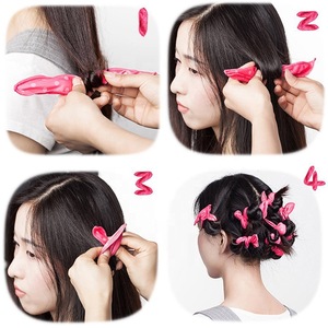 DIY Hair Styling Tools Soft Sleep Foam Pillow Hair Curler Roller