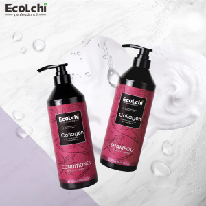 Ecolchi Private Label natural collagen  organic argan oil  hair care protect hair products