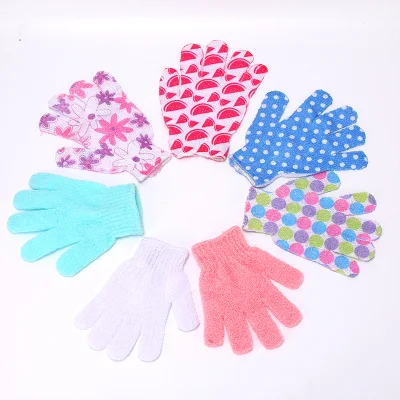 Women&prime;s Shower Accessories Exfoliating Bath Gloves