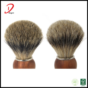 High end rose wooden handle badger hair Shaving brush with engrave label