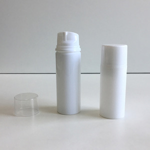 IN STOCK! Cosmetic Packaging 30ml-150ml White PP Airless lotion Pump Bottle