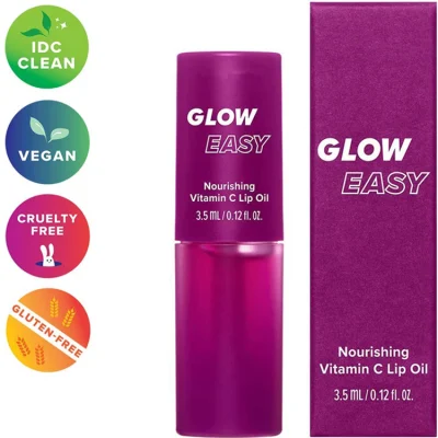 Korean Skincare Vegan Glow Easy Nourishing Vitamin C Tinted Lip Oil Gloss