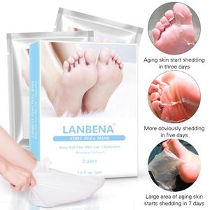 LANBENA peeling exfoliating foot mask remove dead skin for foot care