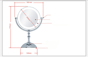 Led Music Mirror And Fictorium With Lights Makeup Mirror