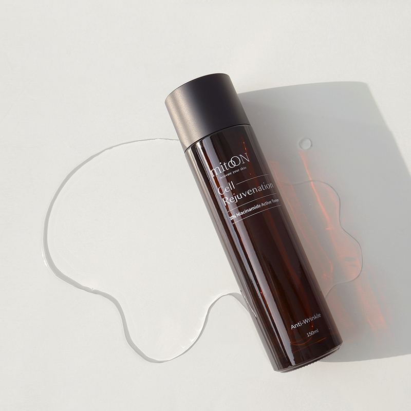 mito:ON 10% niacinamide active toner with antioxidants, anti aging skin care