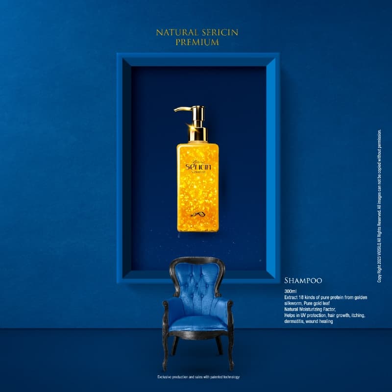 Natural Golden Silk Sericin Liquid Soap