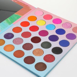 Newest cheap 30 color makeup high pigment eyeshadow palette with mirror