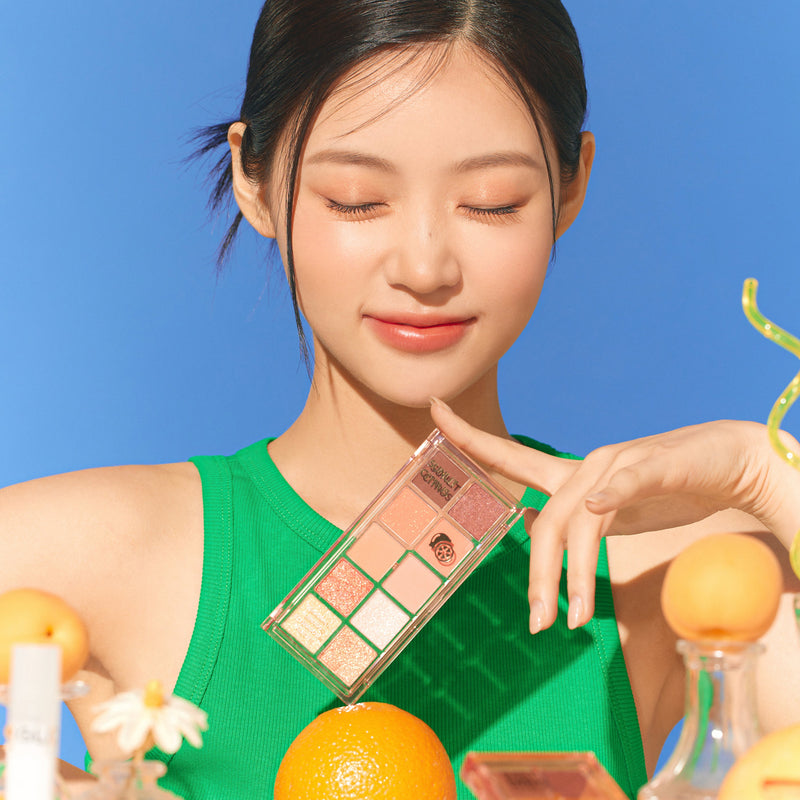(Peach C) Seasonal Blending Eyeshadow Palette [04 Sunlit Citrus] 7.5g