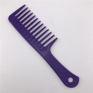 Personalized OEM Wide Tooth Plastic Big Hair  Comb