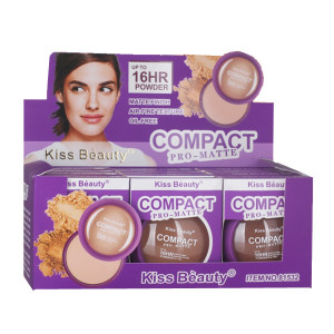 Private Label Cosmetic Wholesale OIL-FREE  Matte Compact Press Powder Makeup Face Powder