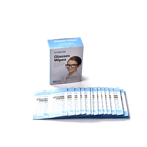 private label lenses glass cleaning wet wipe