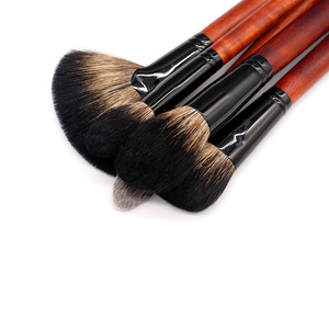 Private Label Makeup Tools Single facial Make Up Brush goat Natural Hair Cosmetic blush Brush shaving brush