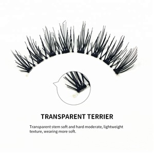 Private label synthetic HW-08 5pairs false eyelashes wholesale