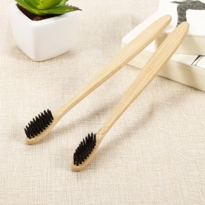 Private Logo Products Wholesale Teeth Whitening Bamboo Charcoal Toothbrush