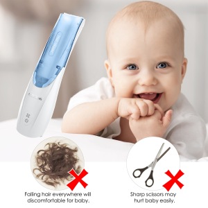 Professional dingling baby hair clipper Vacuum Cleaner wireless hair trimmer wholesale price