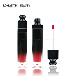 Romantic Beauty Moq 20pieces Custom Non-stick Cup Lip Gloss Moisturizing Waterproof Velvet Matte Lip Glaze