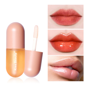 Sexy lip plumping gloss private label moisturize colorless clear plumping oil lip gloss
