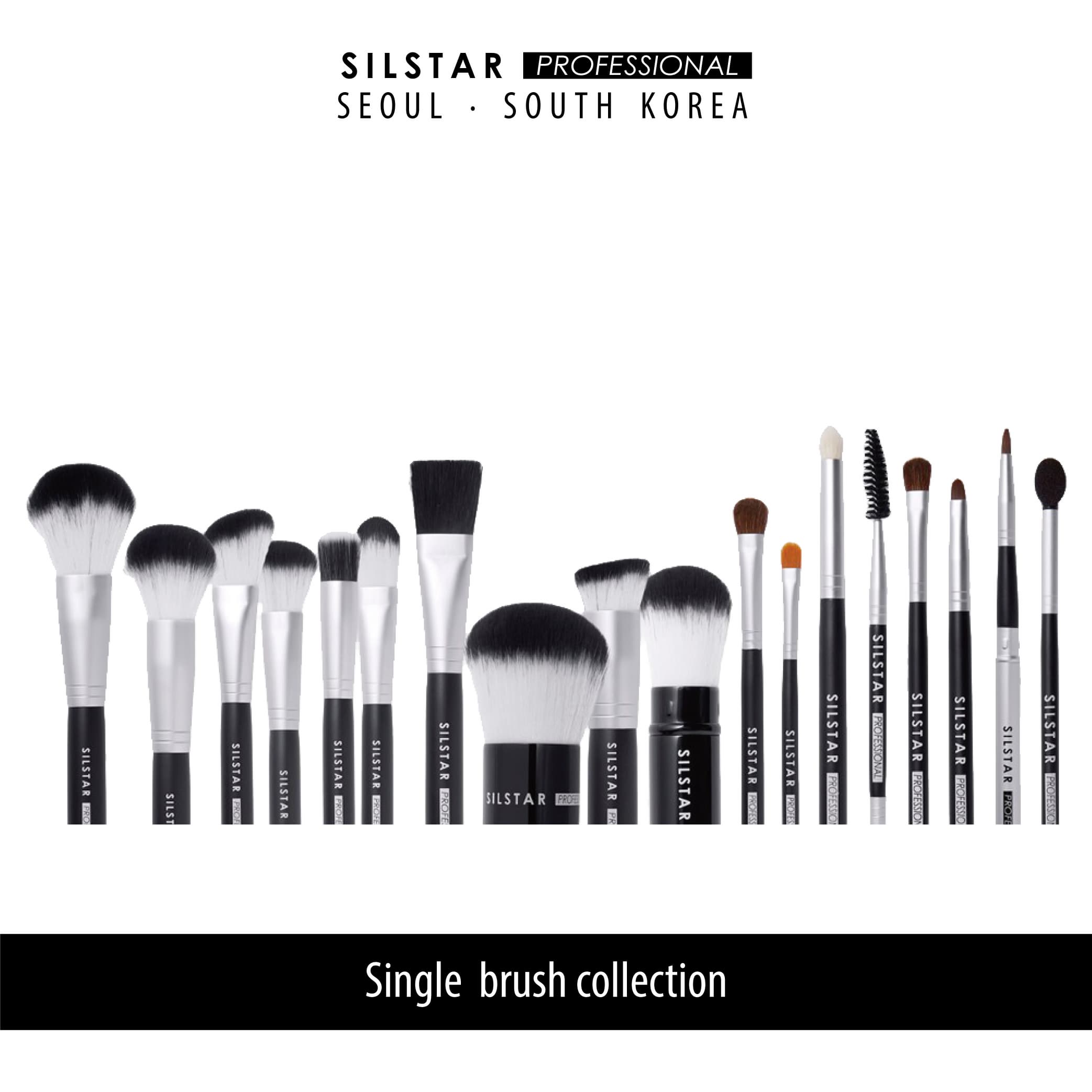 SILSTAR PROFESSONAL SINGLE COSMETIC BRUSHES COLLECTION