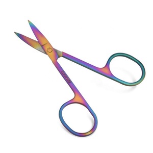 Stainless Steel Eyebrow Scissor Makeup Tool for Facial Hair Scissors, Eyelashes,