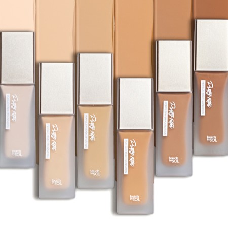 (Touch in SOL) Prettyfilter Perfect Finish Foundation [#5 Deep] 35g