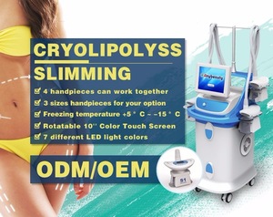 vacuum cavitation system with 4 handpieces fast body slimming machine
