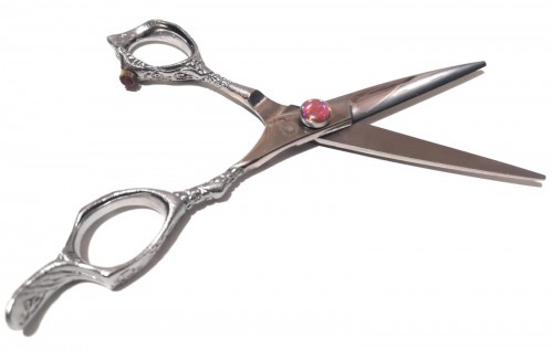 Dragon style professional barber scissors