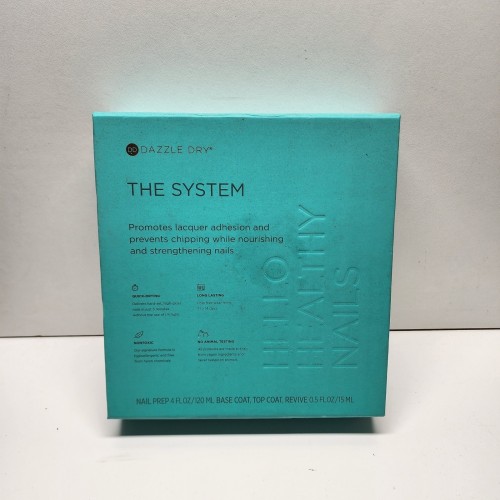 Dazzle Dry The System Kit Nail Prep, Base Coat, Top Coat, Revive, Transformer