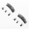 Soft Mink False Eyelash High Quality and Private Label 3 Full Strip Magnetic Lashes