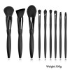 High Quality Professional Vegan Makeup Brushes Private Label Custom Logo Black Set Make Up Brushes With Diamonds