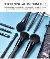 High Quality Professional Vegan Makeup Brushes Private Label Custom Logo Black Set Make Up Brushes With Diamonds