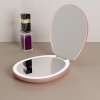 New Handheld Portable Pocket Foldable Round LED Makeup Mirror