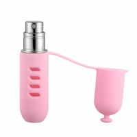 5ML Outdoor Portable Silicone Spray Perfume Bottle Bottom Filling
